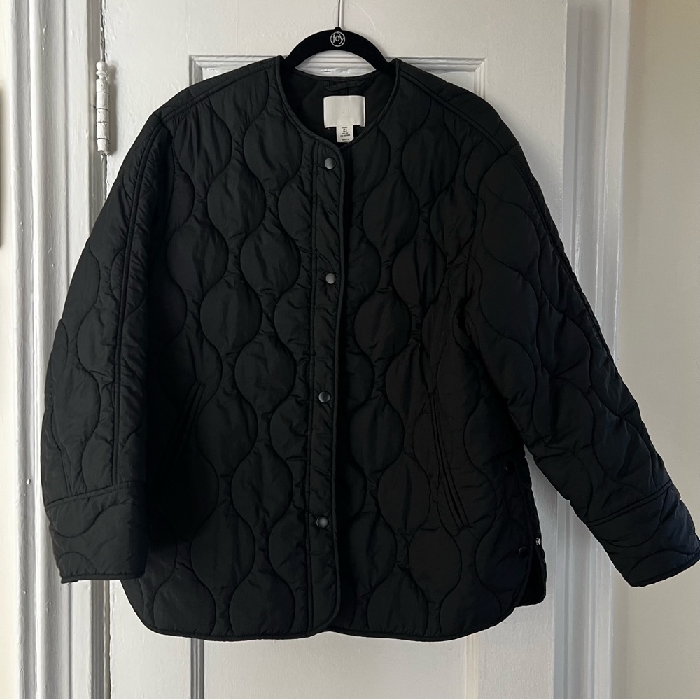 Quilted Black Jacket